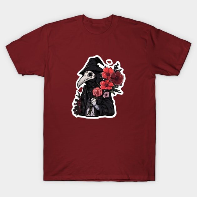 Cute Gothic Plague Doctor T-Shirt by DarkSideRunners